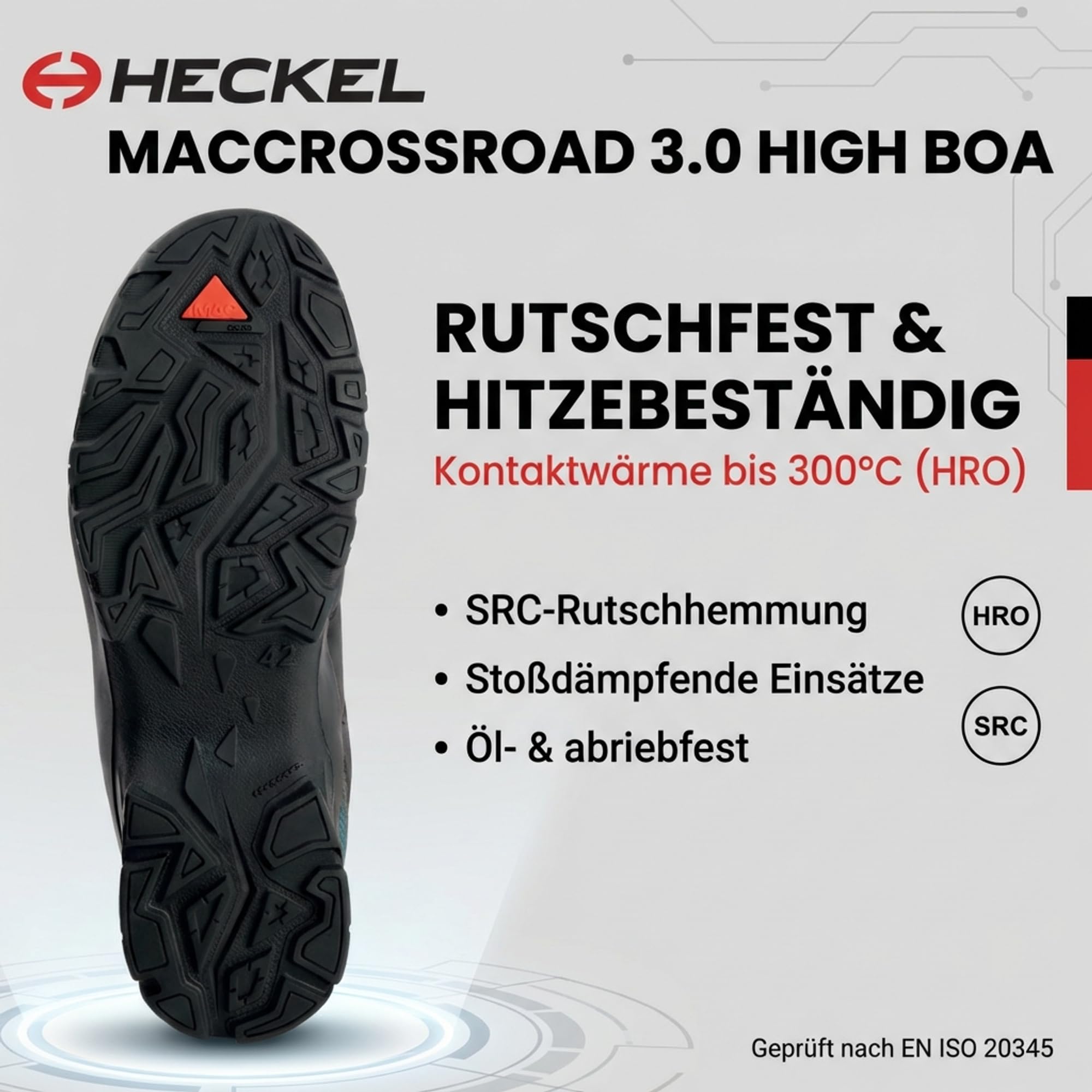 Heckel MACCROSSROAD 3.0 Buty ochronne - Z zamknięciem BOA
