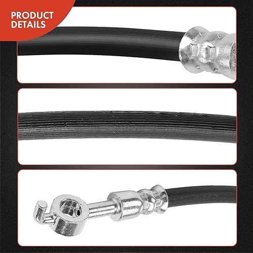 Miniatura 5 de A-Premium Manguera hidráulica de freno trasero compatible con modelos Ford seleccionados - Para F-150 2015 2016 2017, con freno de estacionamiento