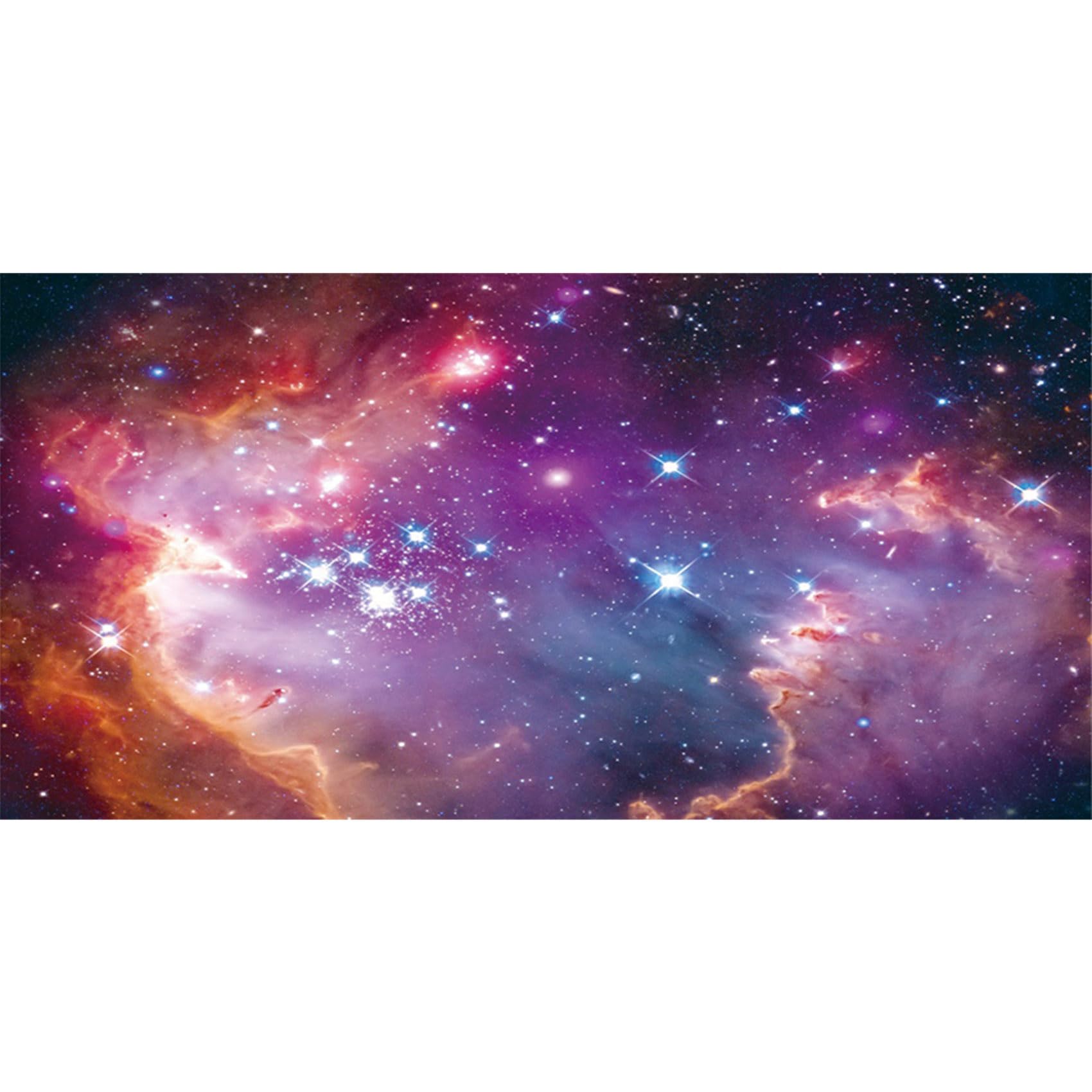 MIRRORANG 76x46cm Outer Space Aquarium Background Star Galaxy Nebula Astral Cluster Astronomy Theme Fish Tank Poster Backdrop Galaxy Mystery Terrarium Background