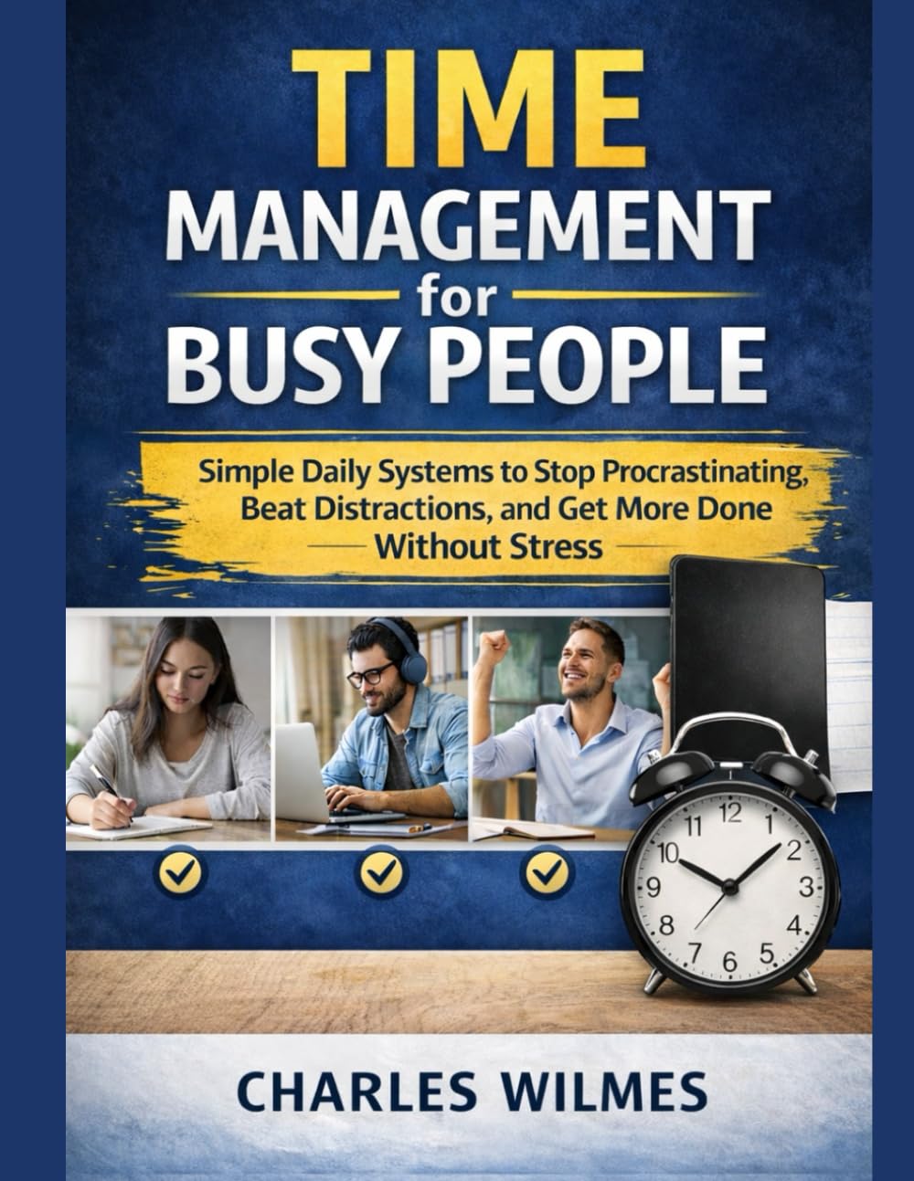TIME MANAGEMENT FOR BUSY PEOPLE: Simple Daily Systems to Stop Procrastinating, Beat Distractions, and Get More Done Without Stress