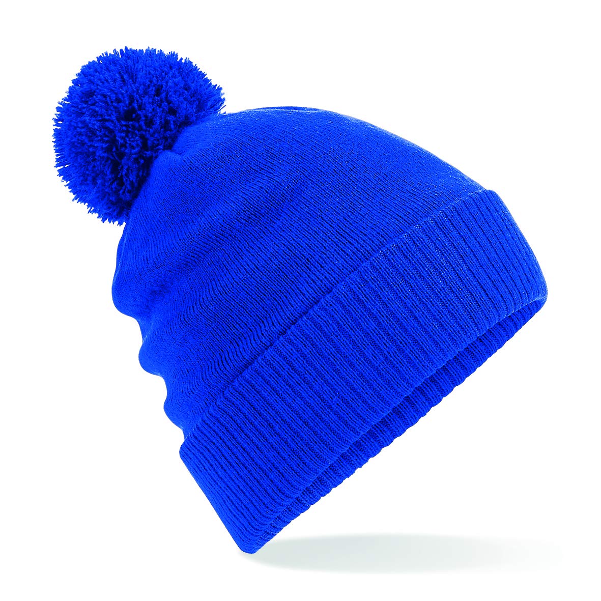 Beechfield Thermal Snowstar Beanie - Self-Coloured pom pom - Bright Royal