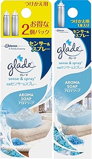 【Amazon.co.jp 限定】お部屋の芳香剤 トイレ 消臭剤 グレード 人感スプレー式 付替用 18ml×3個 セット 消臭センサー&スプレー アロマソープの香り まとめ買い ペット ルームフレグランス 人気 玄関 ミスト