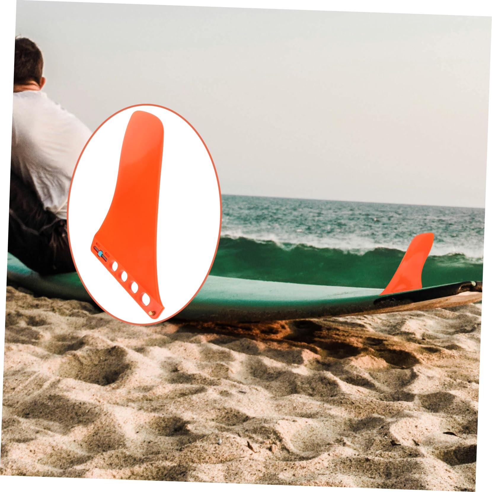 BESTonZON Surfflosse Für Paddleboard Surfboard-ersatz Balanceflosse Aus Robustem Material Erhöht Stabilität Im Wassersport