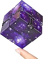Vista 1 de Infinitycube Juguete Fidget Antiestrés Juego de Inquietud para Niños y Adultos, Lindo Dispositivo Único de Tamaño de Bolsillo para Alivio