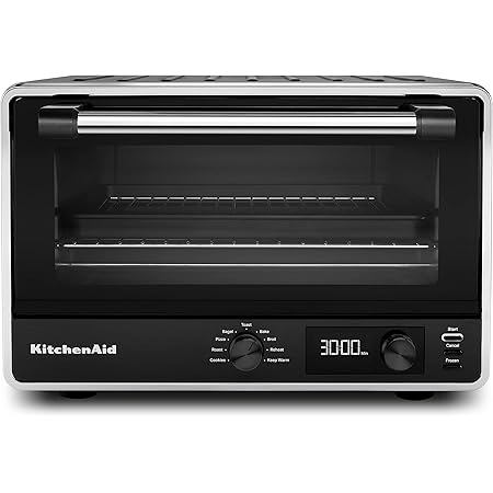 KitchenAid KCO211BM Digital Countertop Toaster Oven, Black Matte