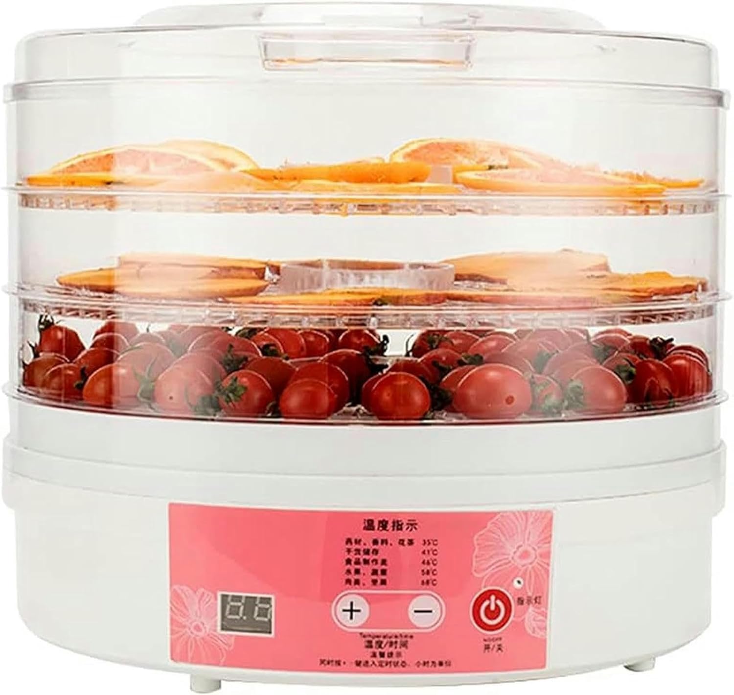 Food Dehydrator, Fruit Dryer, Adjustable Electric Temperature And 5 -Layer Silent Tray Dryer, Suitable For Mac ~/
