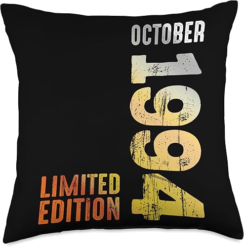 Since October 1994 Retro 1994 Vintage 1994 October Throw Pillow