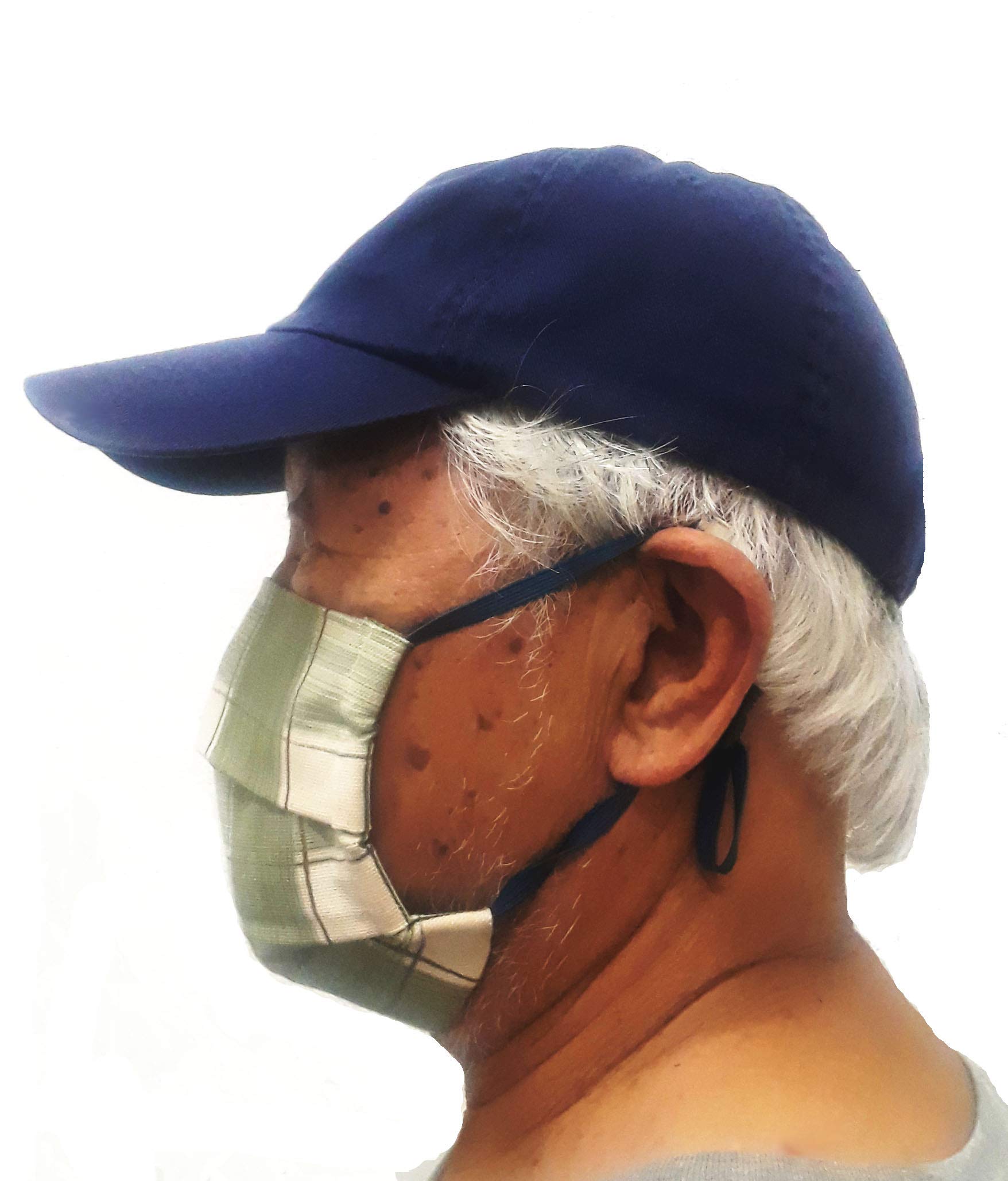 Reusable, Washable, Cotton Two-Ply Pleated Covers with Pocket, Write Size (X-L, L, M, S) in the Address Line, Made in USA