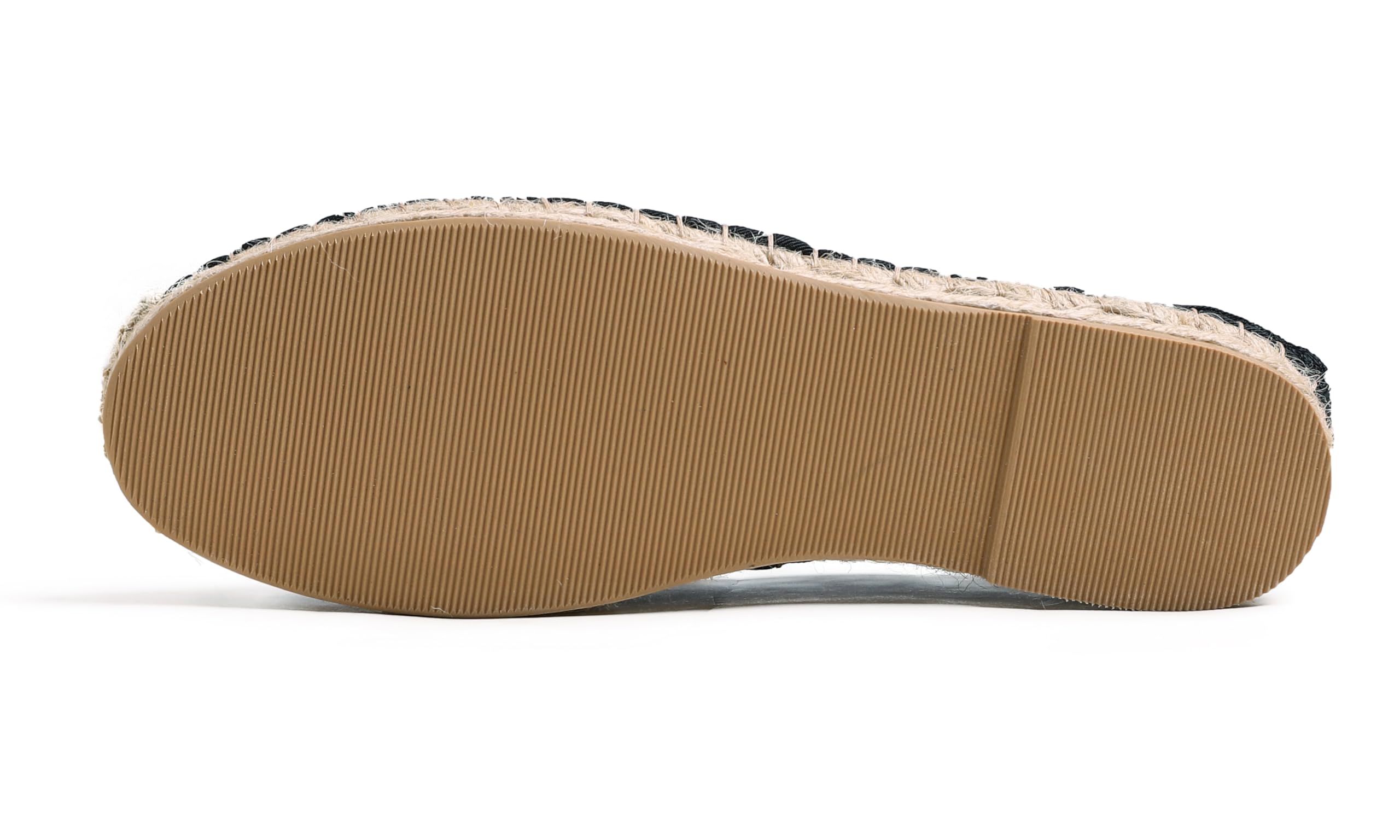 Feversole Close Toe Espadrilles Espadrilles à Bout fermé Chaussures Plates Confortables et Respirantes pour Femmes