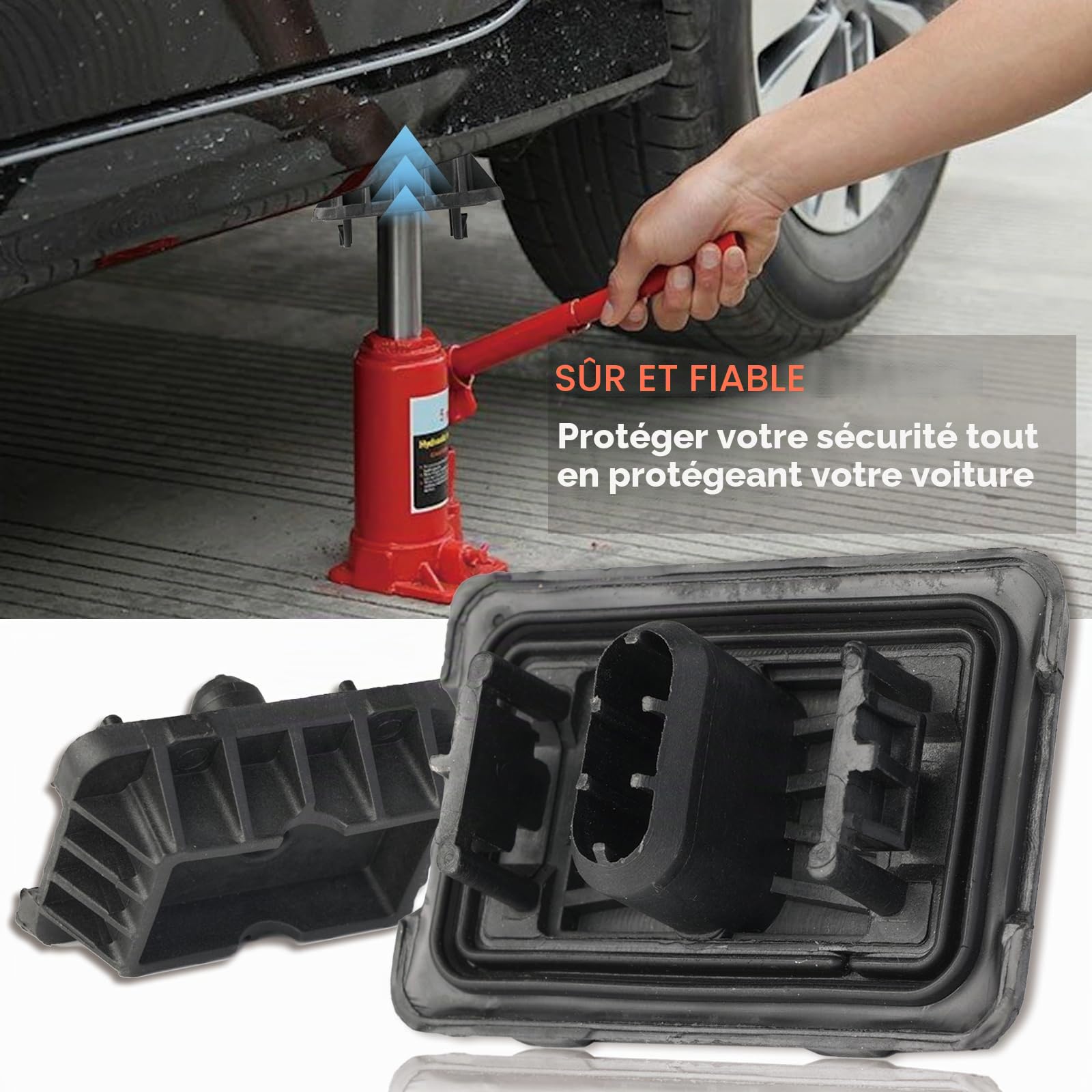 4 pièces de levier de levage avant et arrière 51717169981 pour BMW 1 2 3 4 6 Series F20 F21 F30 F31 F32 F33 F34 MINI 2270017 48415 (4 pièces)