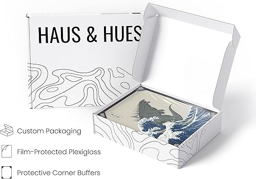 Miniatura 4 de HAUS AND HUES Arte japonés enmarcado para pared, arte de pared japonés para habitación de niños, arte de pared de estilo japonés, impresiones de