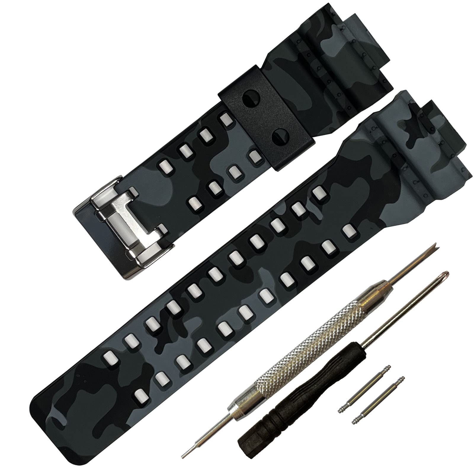 Replacement watch bands for Casio GLS-8900/GW-8900/GA-110/GA-100C/GA-120/GD-110/GLS-100