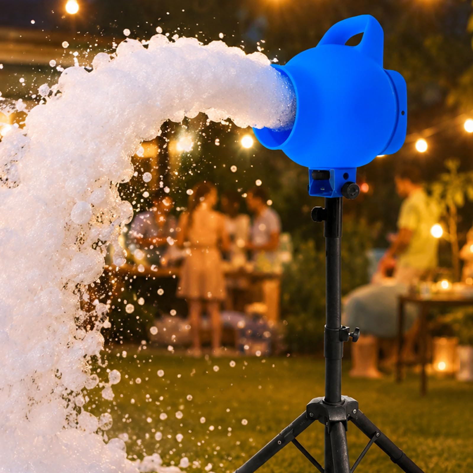 Maszyna Natryskowa Do Piany 150 W, Dmuchawa O Zasięgu 3–5 m, Statyw 100–130 cm, Pompa I Skrzynka Sterująca Na Urodziny, Obozy I Karnawały, Na Letnie Atrakcje Blue