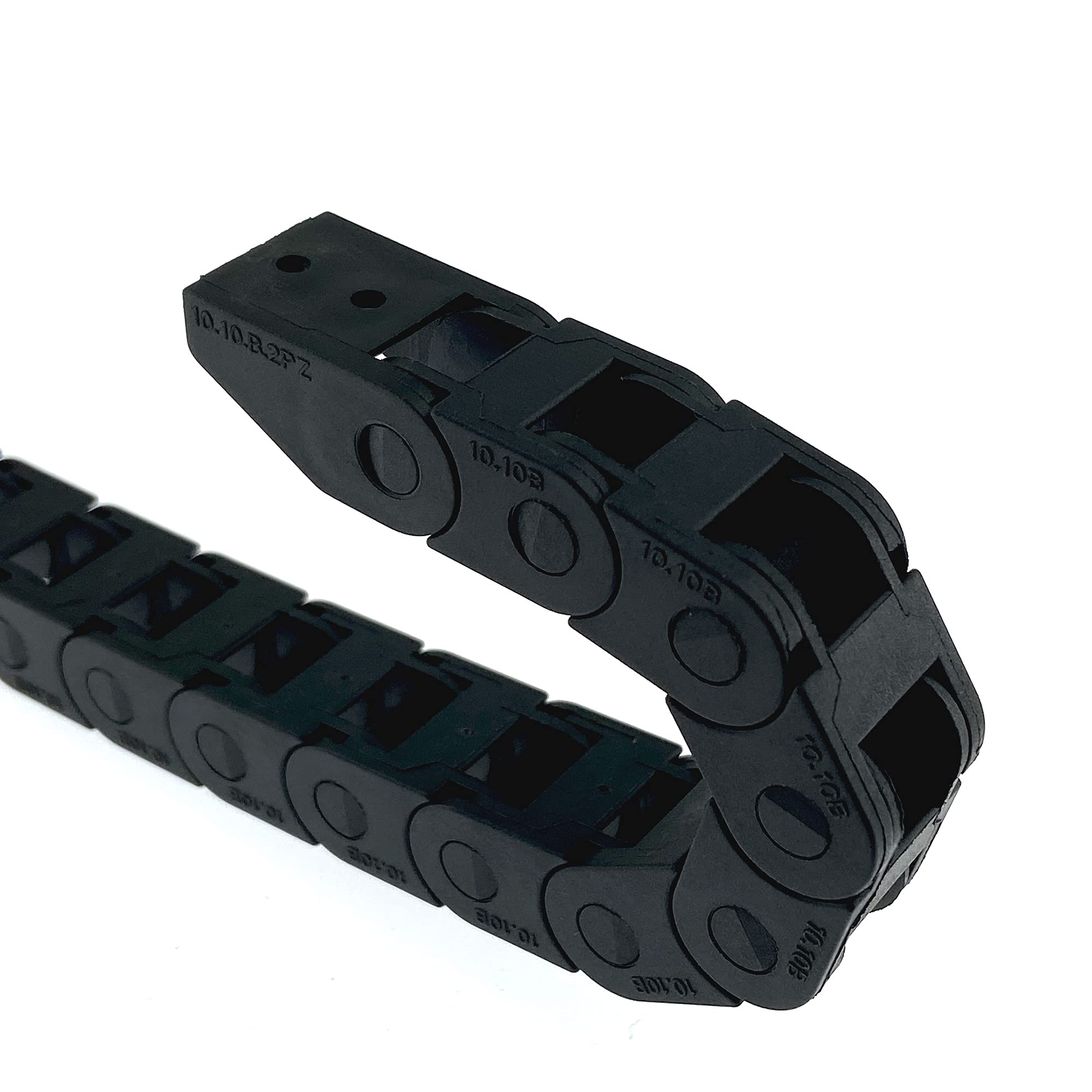 Catena Da Traino Per Stampanti 3D E CNC - 10x10 Mm, Lunghezza 1000 Mm, Raggio R18, Con Connettori