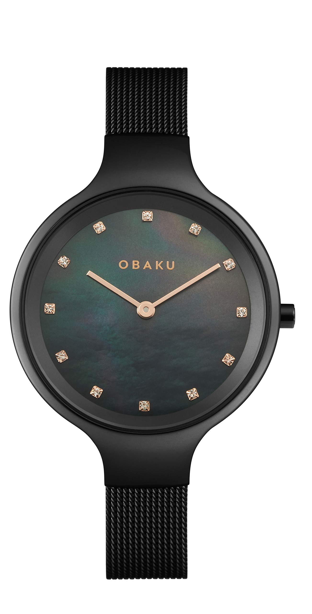 Obaku Sky-Charcoal Analog Black Dial Womens Watch-V173LXBBMB (B084JGGFZ9) Amazon Price History, Amazon Price Tracker