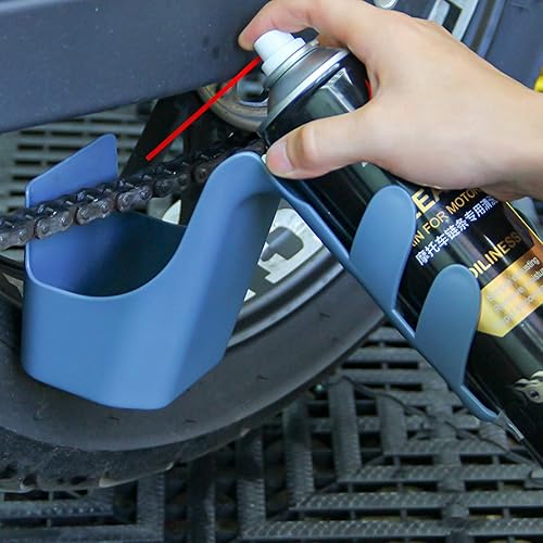 Miniatura 6 de Caja de herramientas de almacenamiento de aceite de cadena de bicicleta de motocicleta Aceite de limpieza de cadena a prueba de salpicaduras Agente