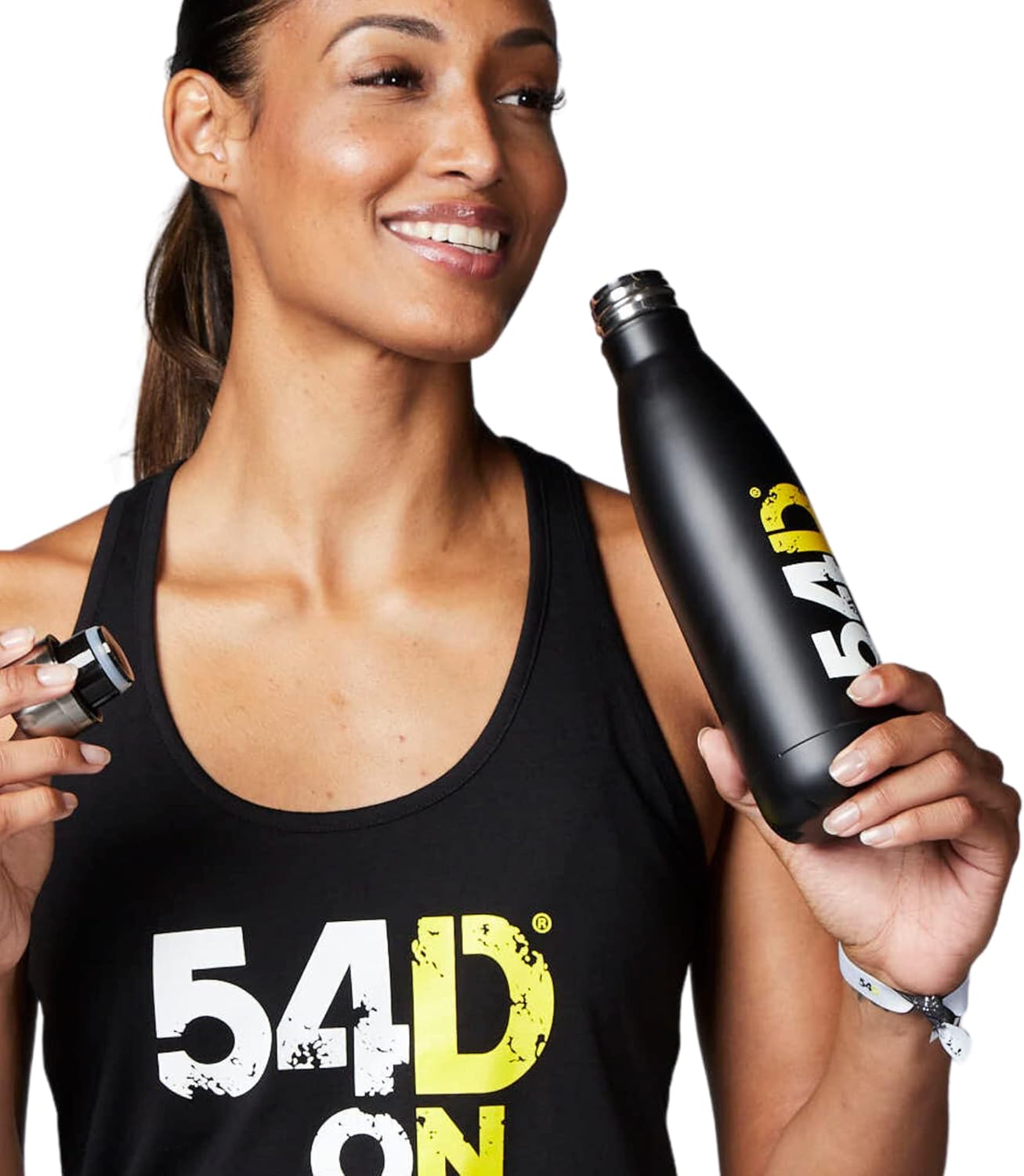 54D INSULATED WATER BOTTLE 17 Oz, Stainless Steel Water Bottles, Sports Water Bottles, Keep Cold for 24 Hours and Hot for 12 Hours. Great for Travel.