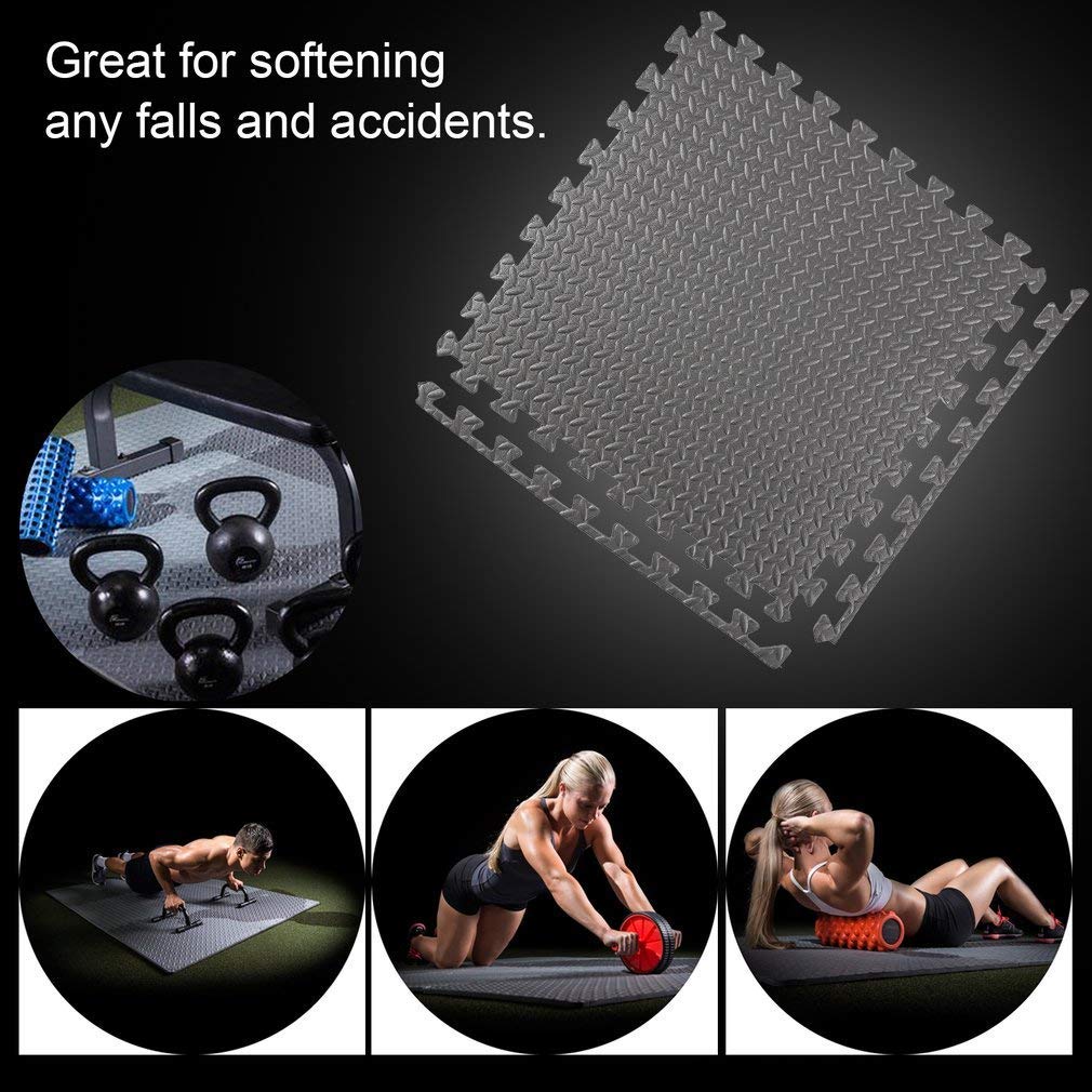 Sport-Tec Bodenschutzmatten 4x 50x50cm - Puzzlematten Für Hanteltraining