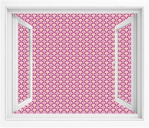 Amazon ピンクの装飾 偽窓ステッカー 絵画風 Pvc壁紙 90x60 Cm 重なり合う円の点線のデザイン鮮やかな色の海にインスパイアされた波状 おしゃれ ウォールステッカー 多用途なシール ピンクマゼンタピーチ ウォールステッカー オンライン通販 Amazon ピンクの装飾 偽窓ステッカー 絵画風 Pvc壁紙 90x60 Cm 重なり合う円の点線のデザイン鮮やかな色の海にインスパイアされた波状 おしゃれ ウォールステッカー 多用途なシール ピンクマゼンタピーチ ウォールステッカー オンライン通販