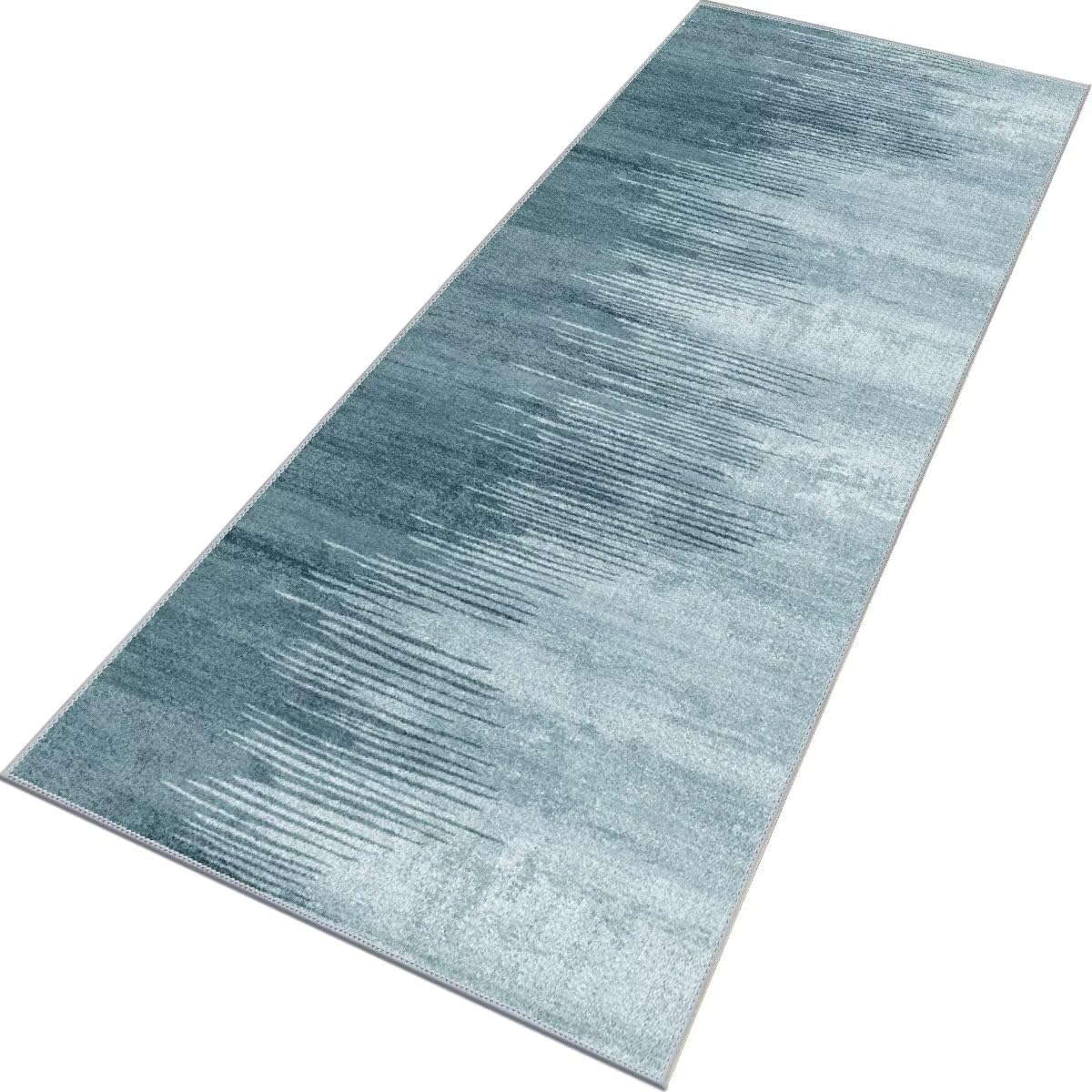 Tapis de salon abstrait lavable de 40x60 cm avec revêtement antidérapant