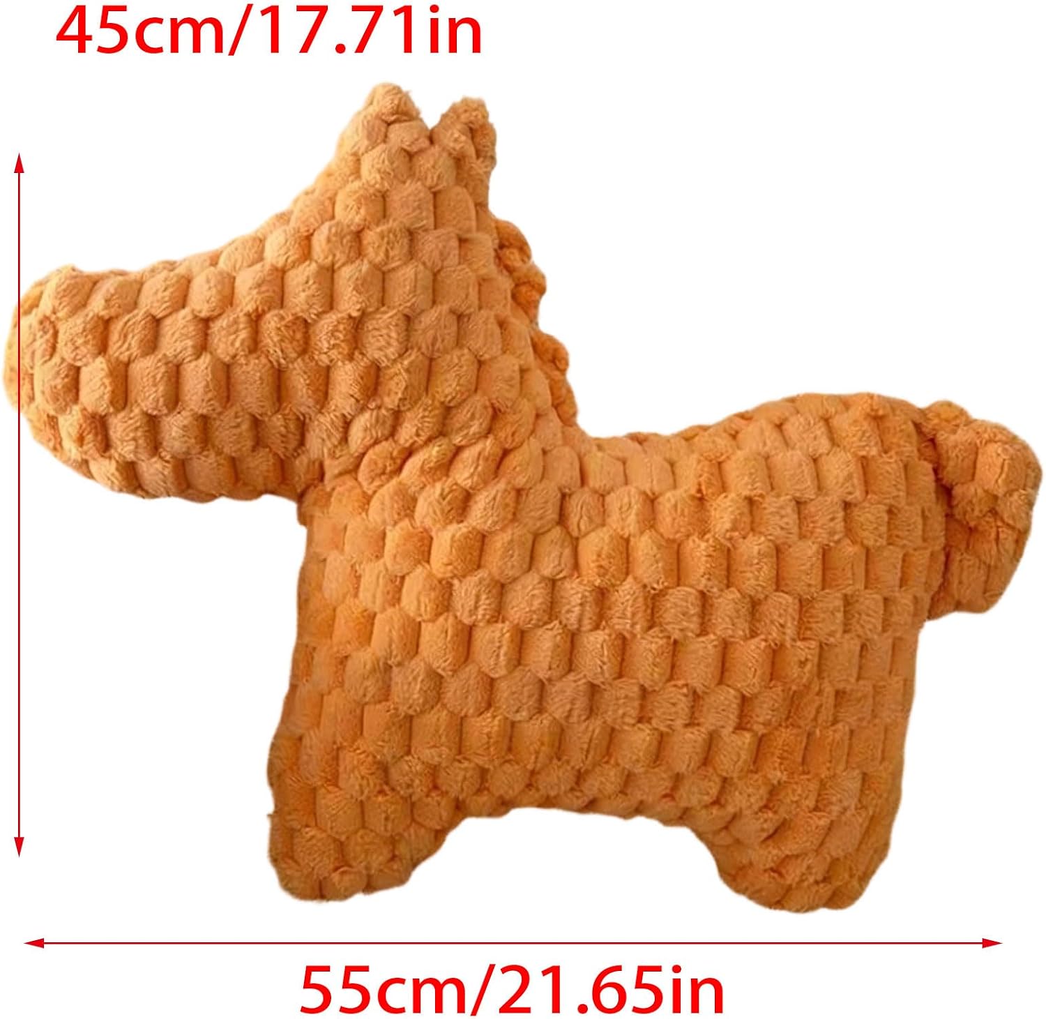 Chinese Horse Shape Furry Pillow New Year Holiday Animal Stuffed Cushion Toy for Festives Home Sofa Couch Bed Decors Living Room Throw Pillow