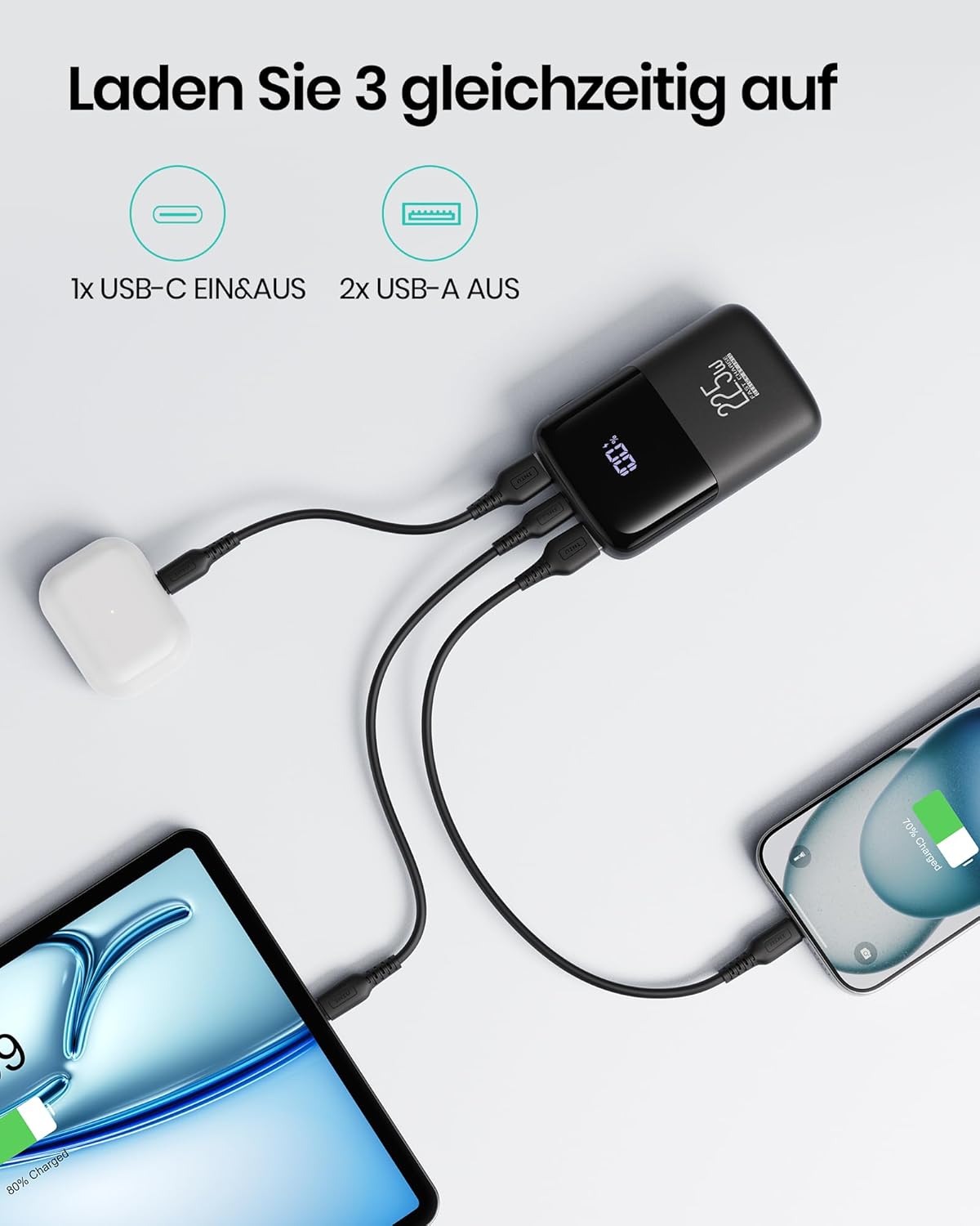Powerbank mit MAX Kapazität
