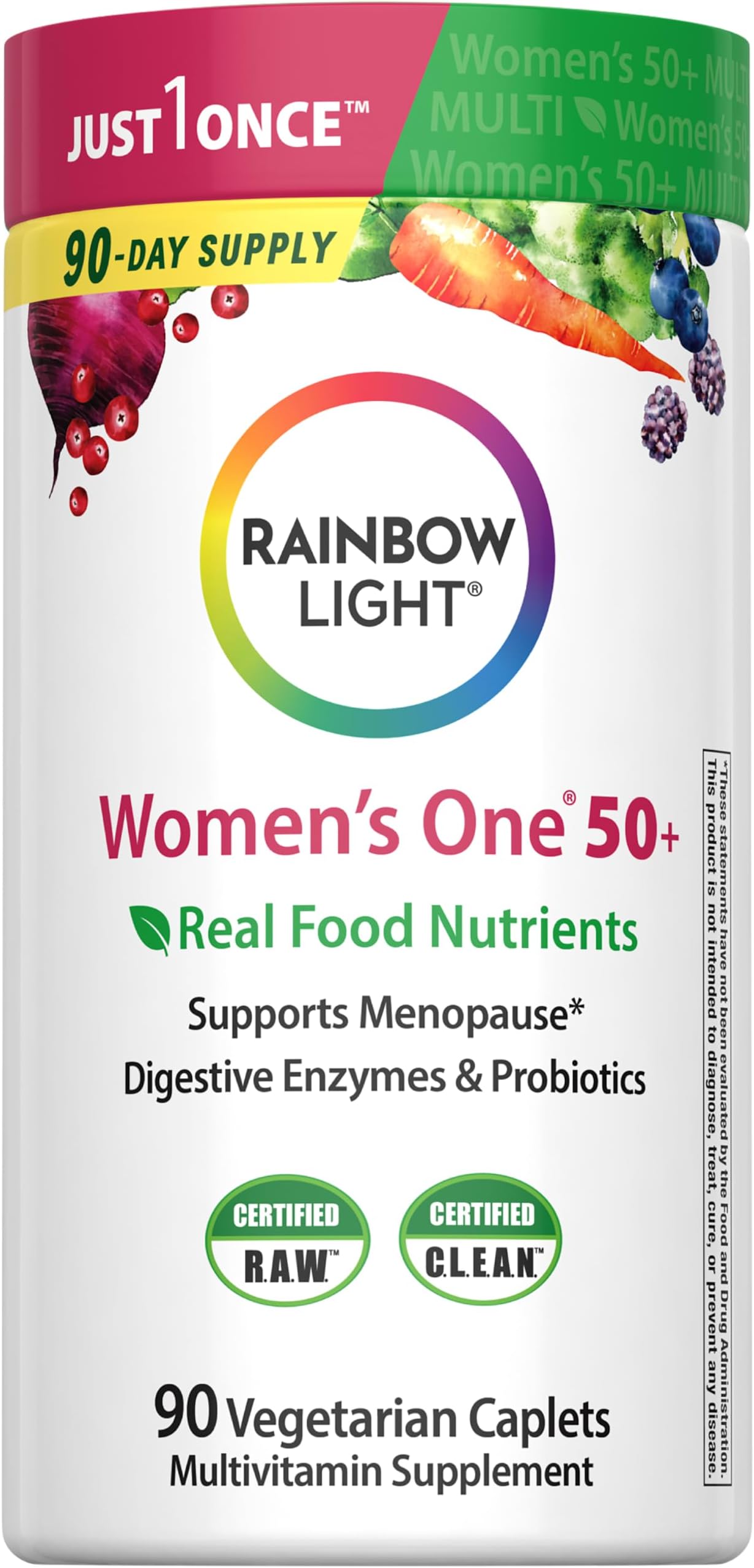 Womens One + Multivitamin 50 Plus | 90 Caplets