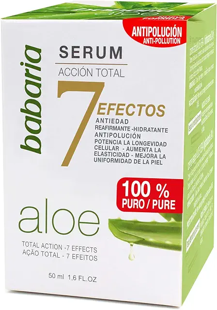 Babaria Aloe Vera Serum 7 Efectos, 50 ml - Unisex Pflege