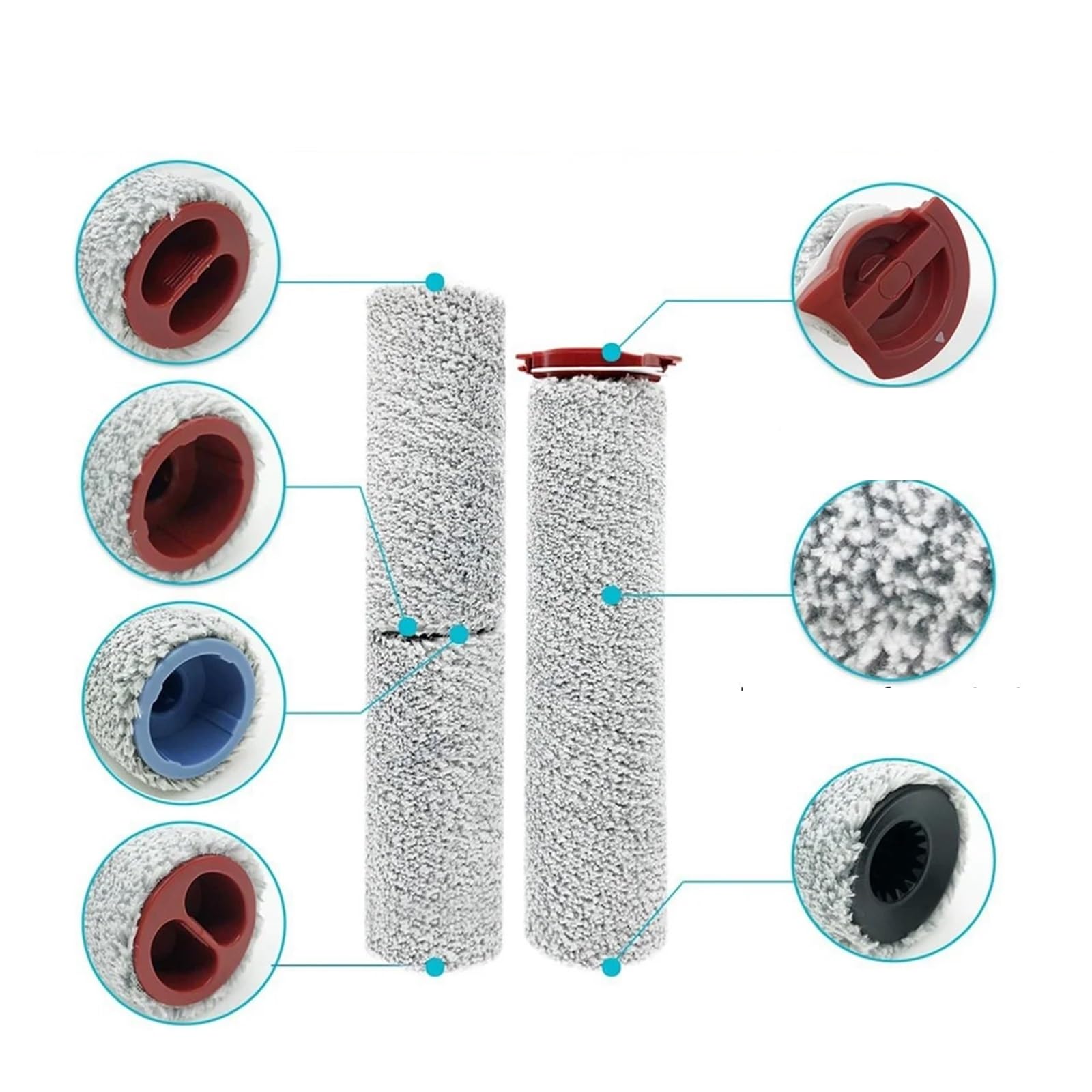 Compatible With Dyad Pro Dry Wet Dual-use Vacuum Cleaner Drum Brush Filter Replacement Parts