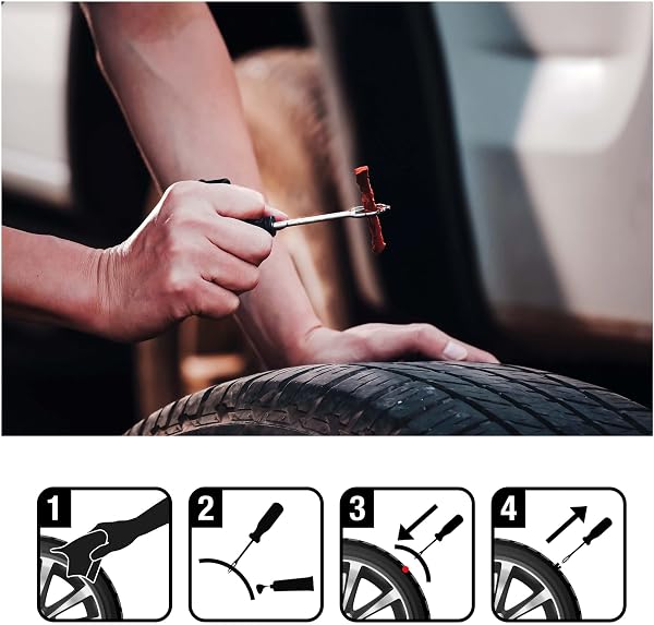 Sumex Kit di Riparazione Pneumatici TUBELESS 8 PZ - 4