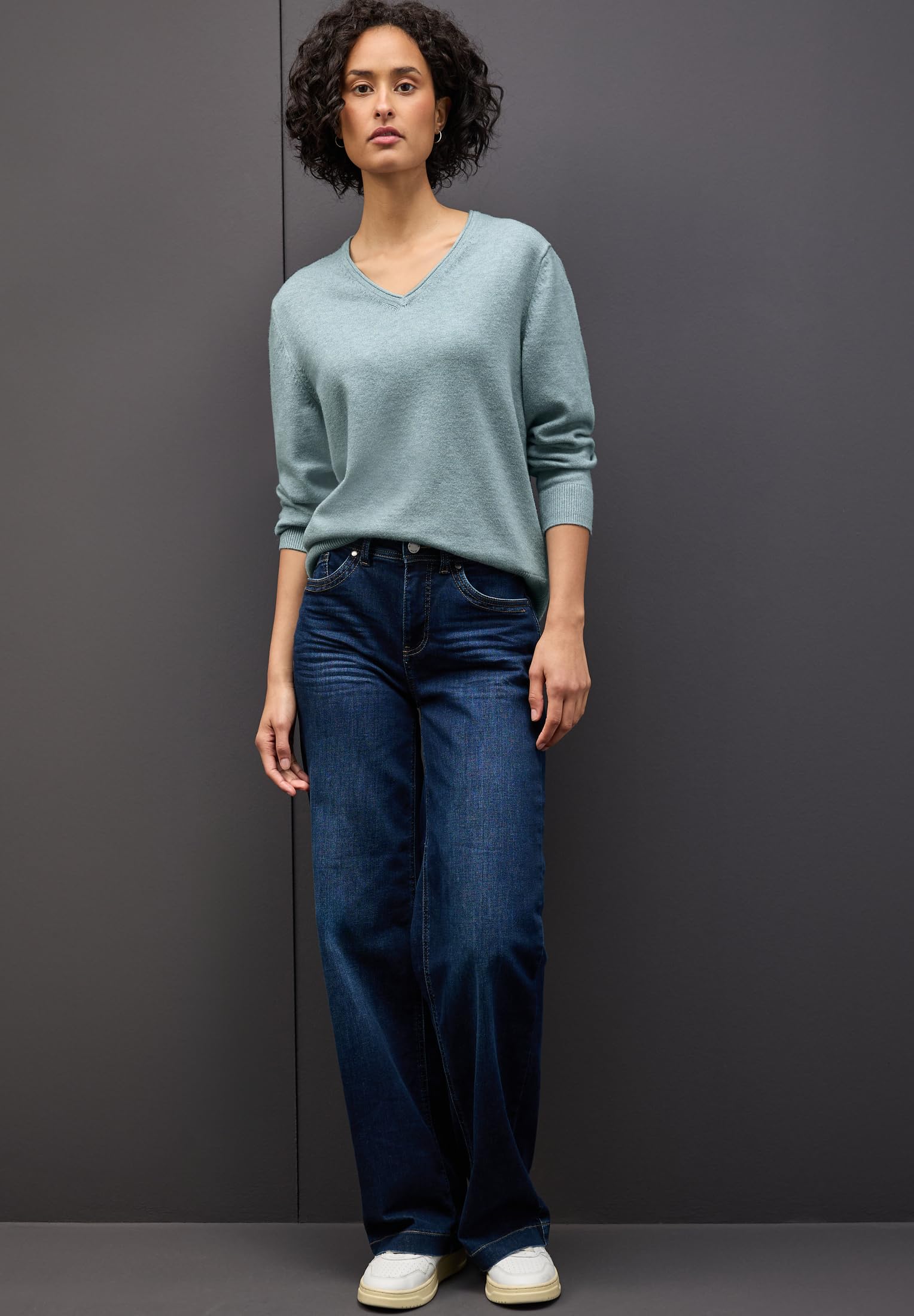 Street One Morbido Maglione con Scollo a V Donna