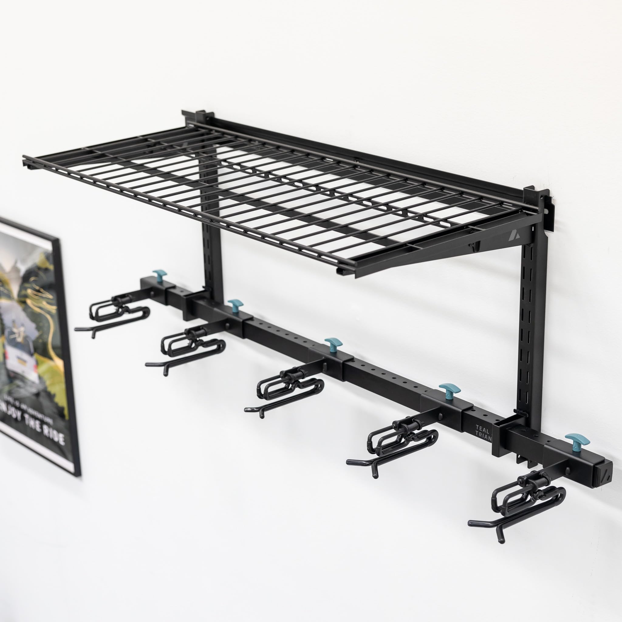 Portasci Da Parete StoreYourBoard - Rack Regolabile Per Sci, Snowboard E Attrezzature