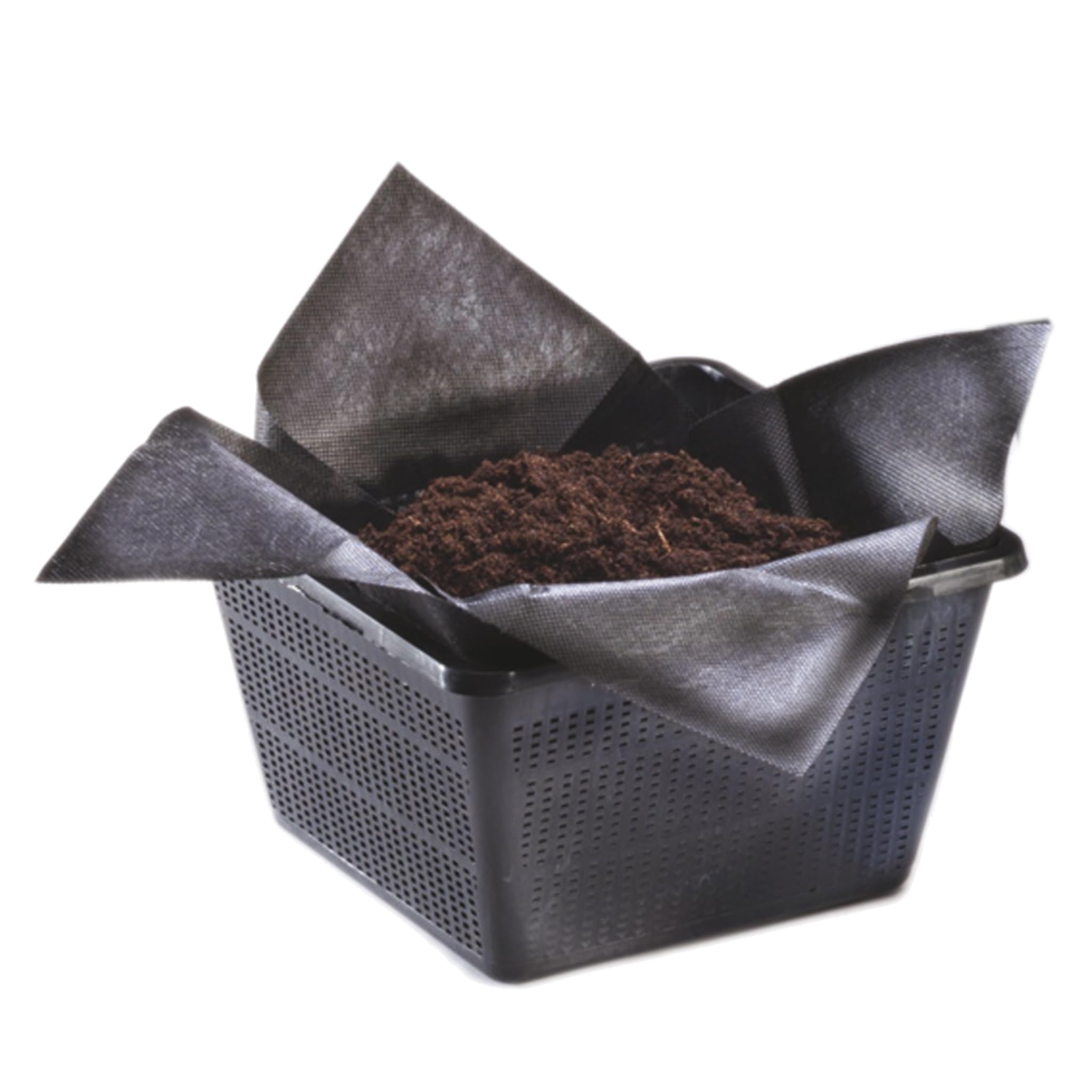 velda Plant Basket Liner 60 x 60cm - Durable Pond Planter Lining Cloth - Basket Liners for Plants & Pond Baskets - Water Permeable