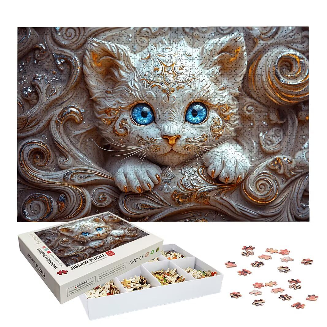 Puzzle 5000 Teile, Katze Puzzle 5000 Teile Erwachsene für Geschenke -2954