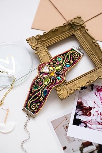 Miniatura 3 de Abris Art - Kit de decoración para bordar con cuentas Viridian ADB-008