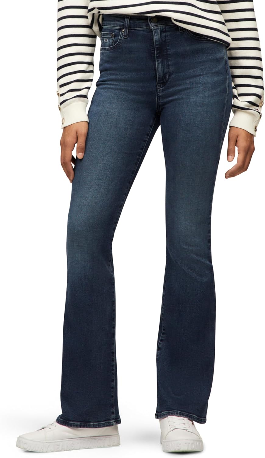 Tommy Jeans Womens Sylvia High Rise Flare Jeans