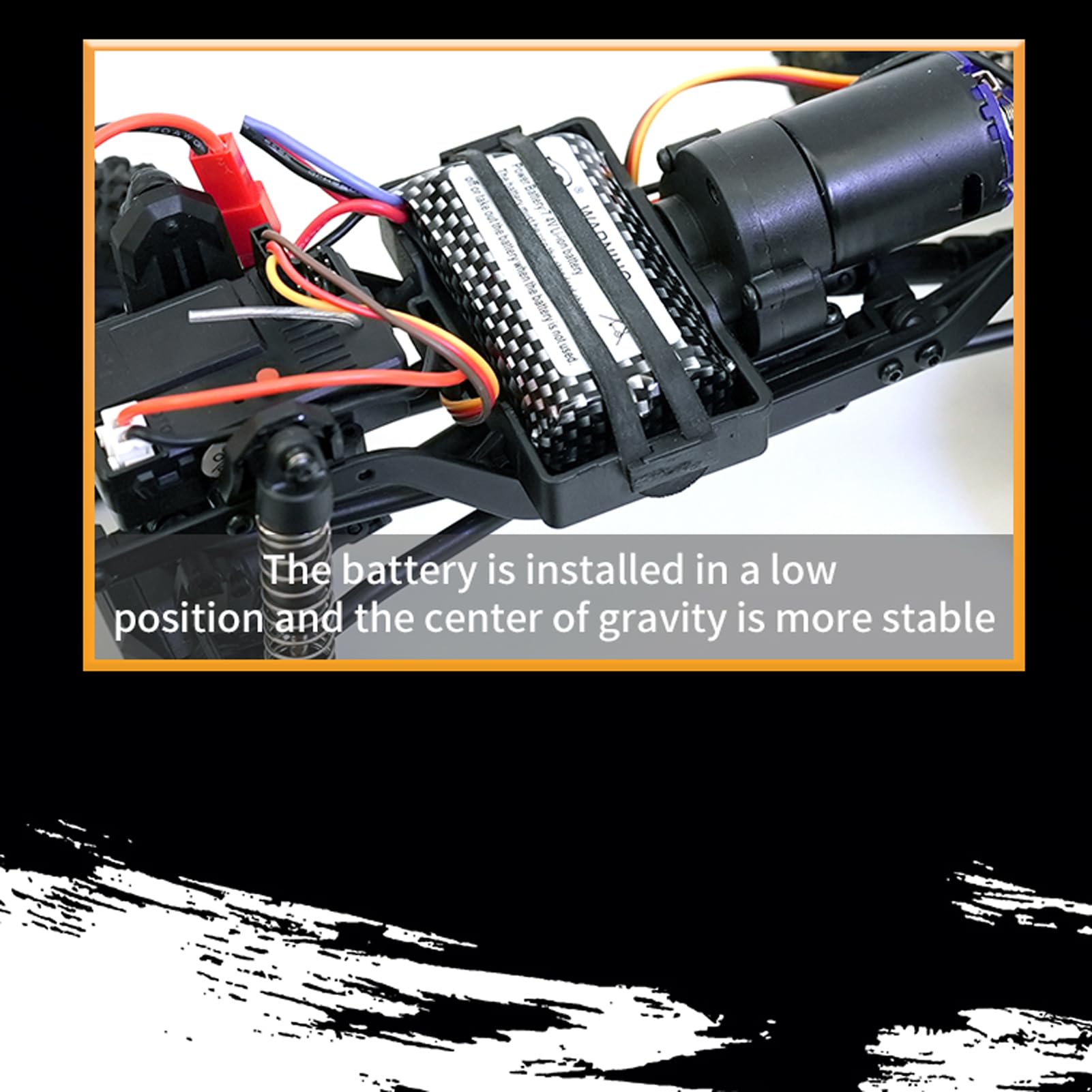 Voiture Télécommandée Tout-Terrain Rock Crawler 1:10 4x4 Avec Lumières - Jouet Électrique Pour Enfants Et Adultes