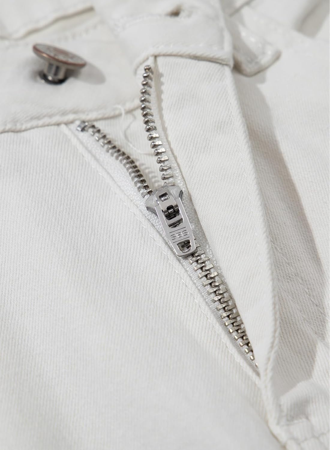 Sidefeel Women's Jeans High Waisted Wide Leg Loose Fit Straight Leg Zimbaplatinum Cropped Denim Pants - Image 5