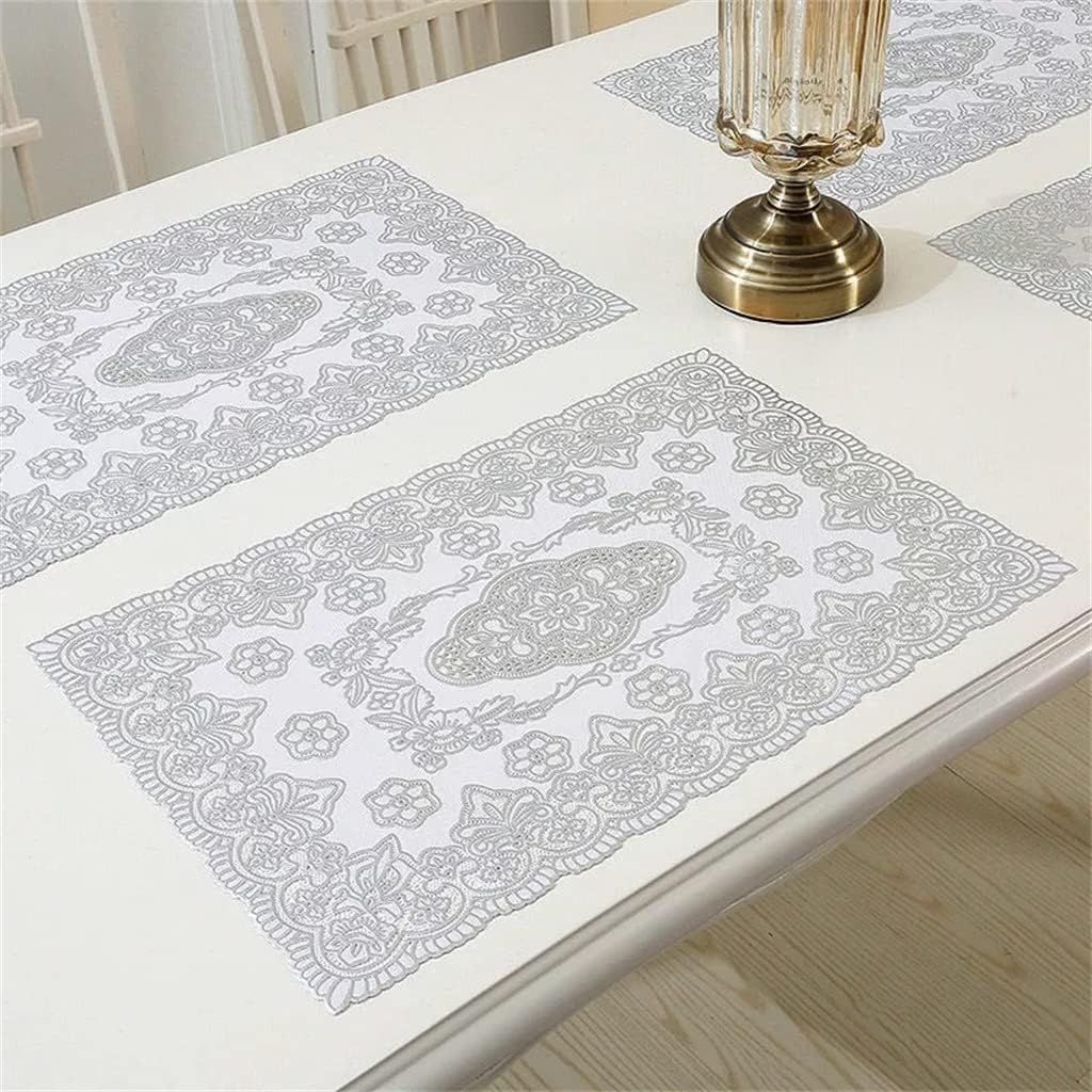 Food Insulation Placemat Plate Cutlery Cup Mat Protector Mat Table Mat Bowl Dining Table Mat(D)