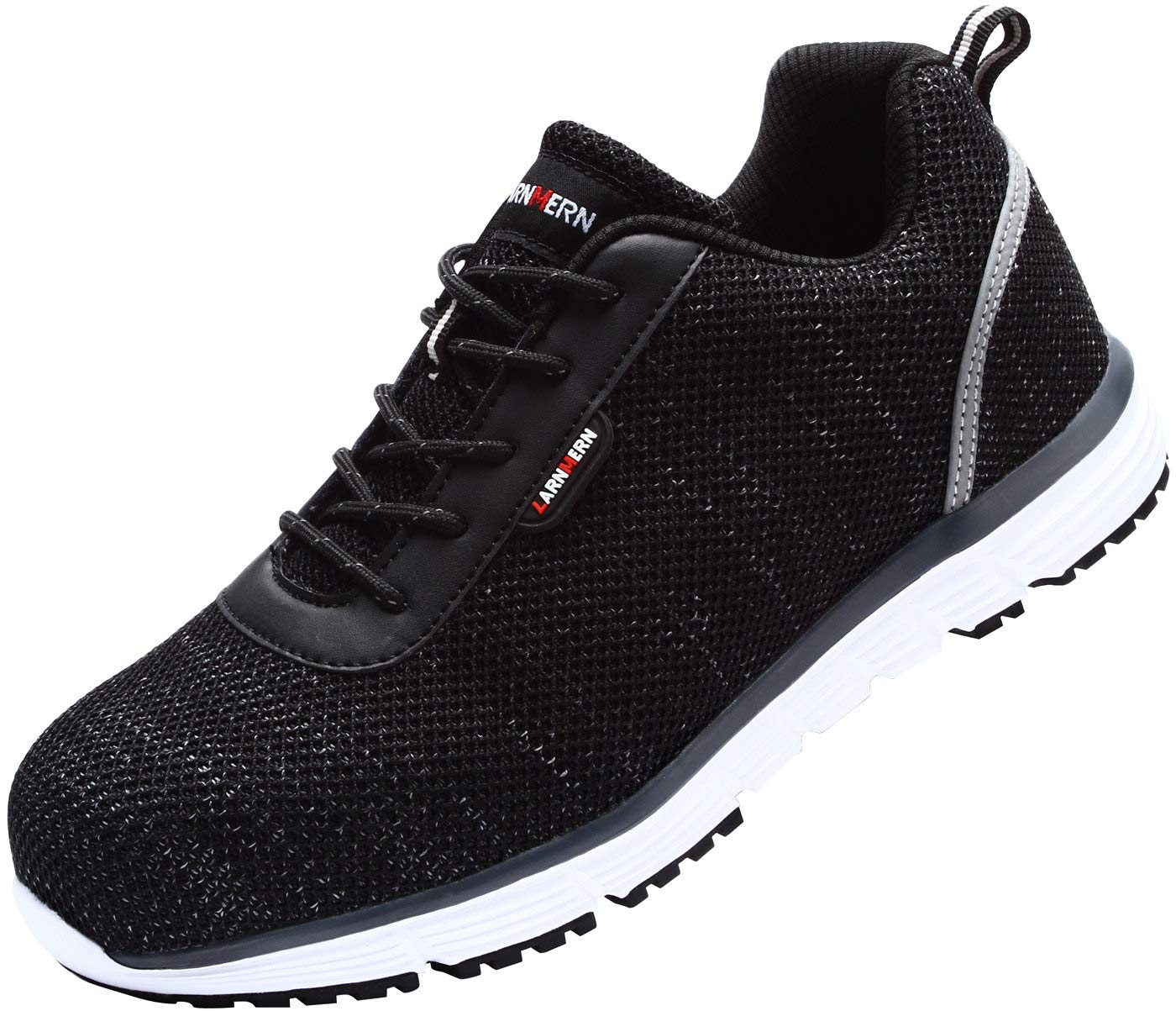 LARNMERN Steel Toe Safety Work ESD Shoes for Men Industrial & Construction Shoe