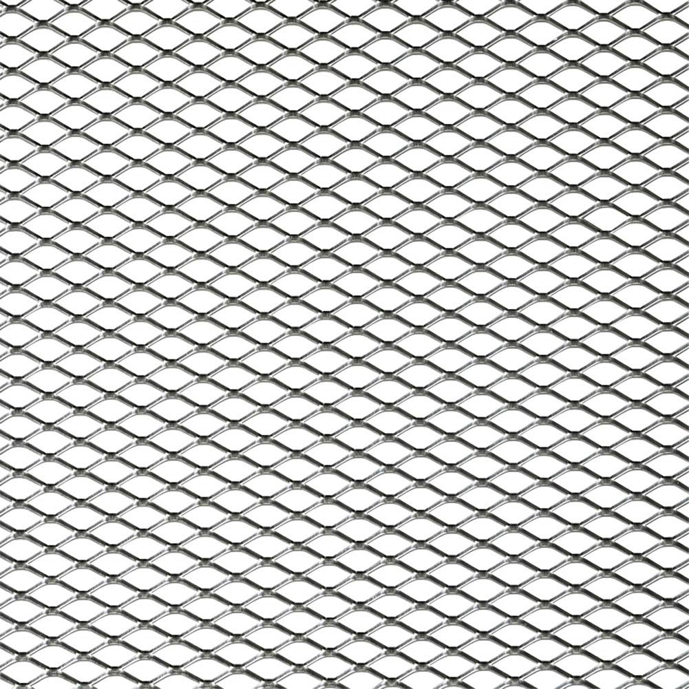 AUTO-STYLE Grillage d'aluminium - design diamant 16x8mm - 125x25cm