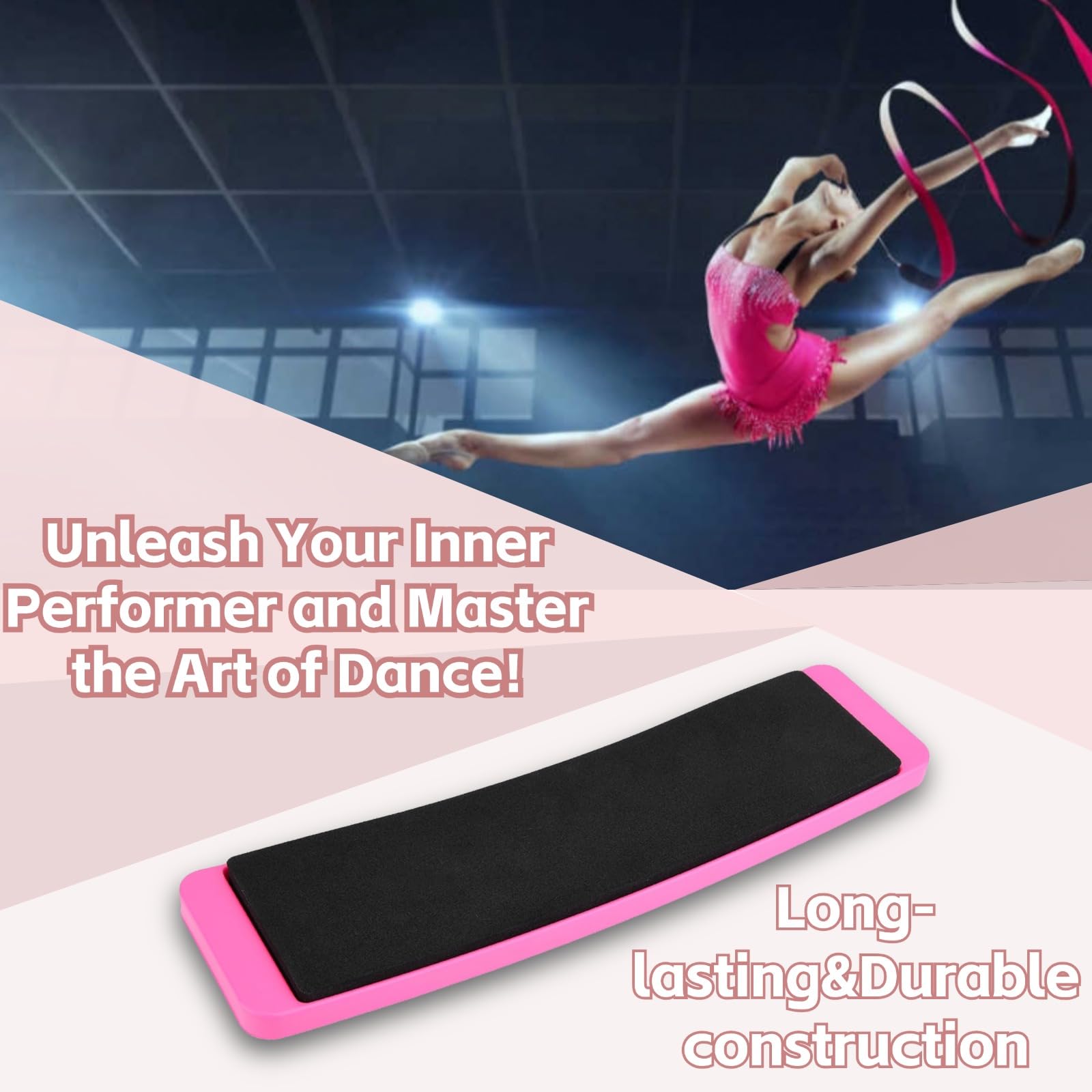 Horoper Planche De Rotation pour Tableau Planche Rotation pour Entraînement Ballet Dance Spinning Plate Portable Dance Spinning Plate Foot Balance Training Exercices de Rotation.