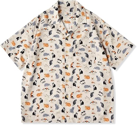 Kraraku カラク　アロハシャツ 緑　麻雀　招き猫　新品未使用 Kraraku カラク アロハシャツ 緑 麻雀 招き猫 新品未使用 直営