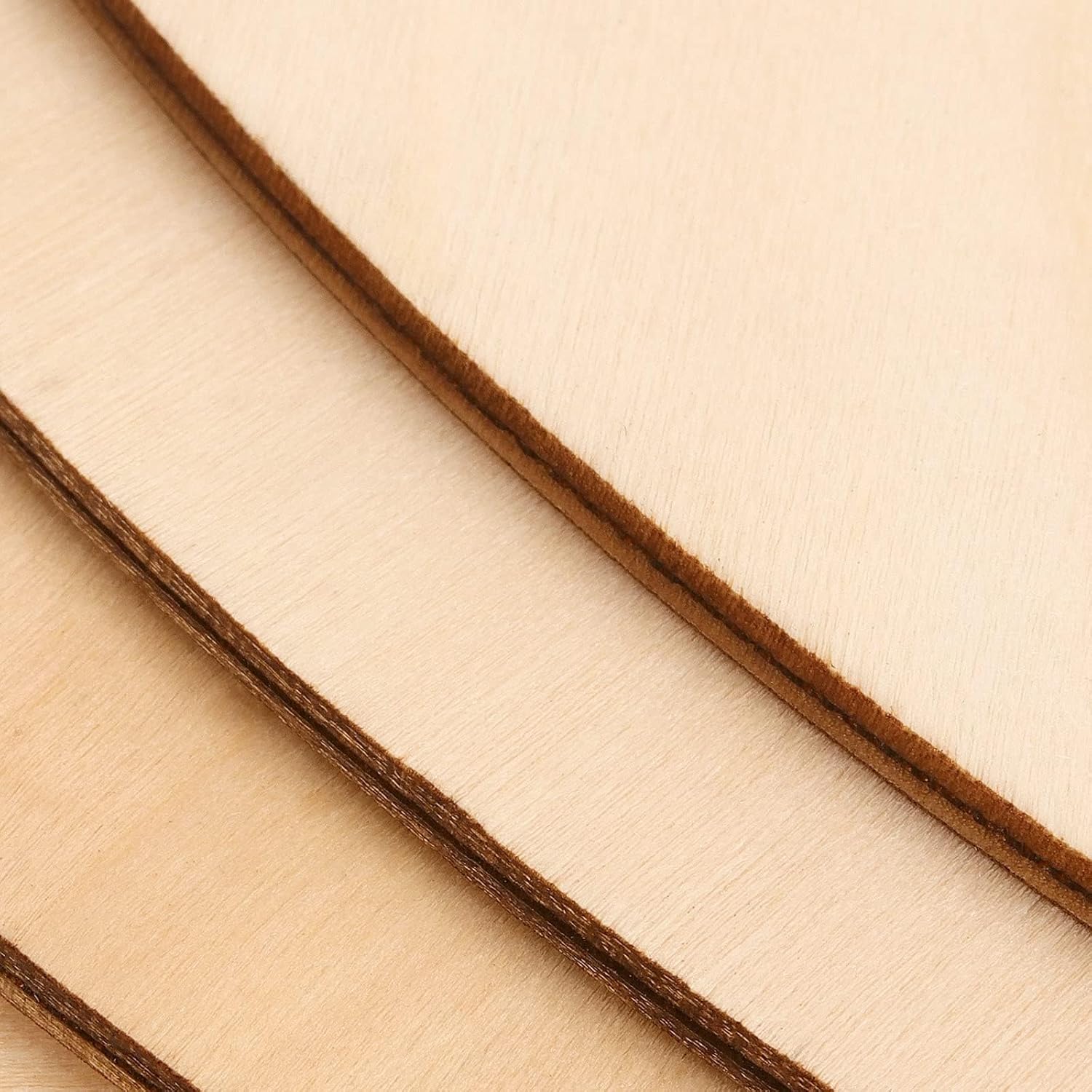 25 Pack 12 Inch 1/8 Thick Round Wood Circles, Natural Premium Unfinished Wood Circles Discs for Crafts Door Hangers Acrylic Painting, 300x300x3mm