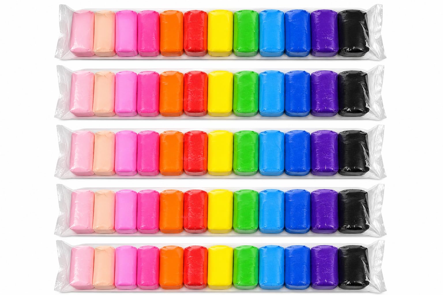 ARVETA Air Dry Modeling Clay for Kids 12 Bright Colors | Non-Toxic, Lightweight, Soft & Easy to Mold, DIY Craft Set, School Projects-image-24