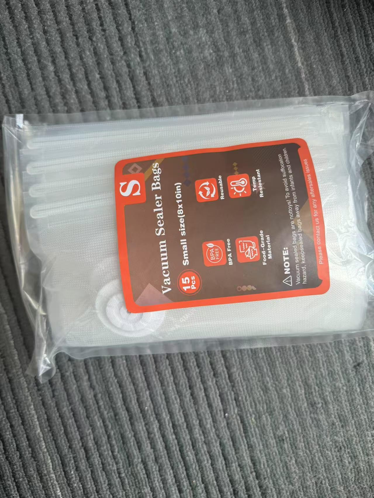 Reusable Vacuum Sealer Bags for Food – 30 Large (12 x 13 in) For Elxis Vacuum Sealer (Without Vacuum Sealer)