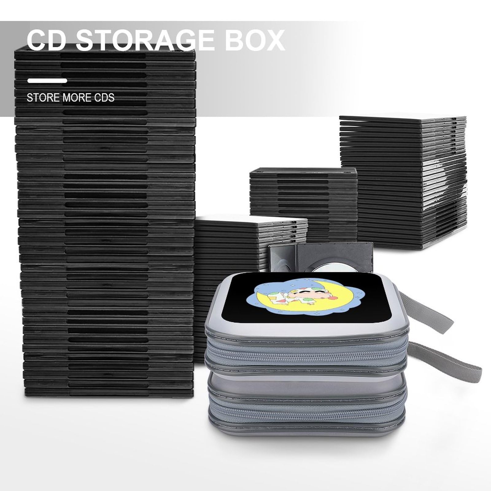 Amazon.co.jp: CDケース クレヨンしんちゃん CD/DVD収納バッグ