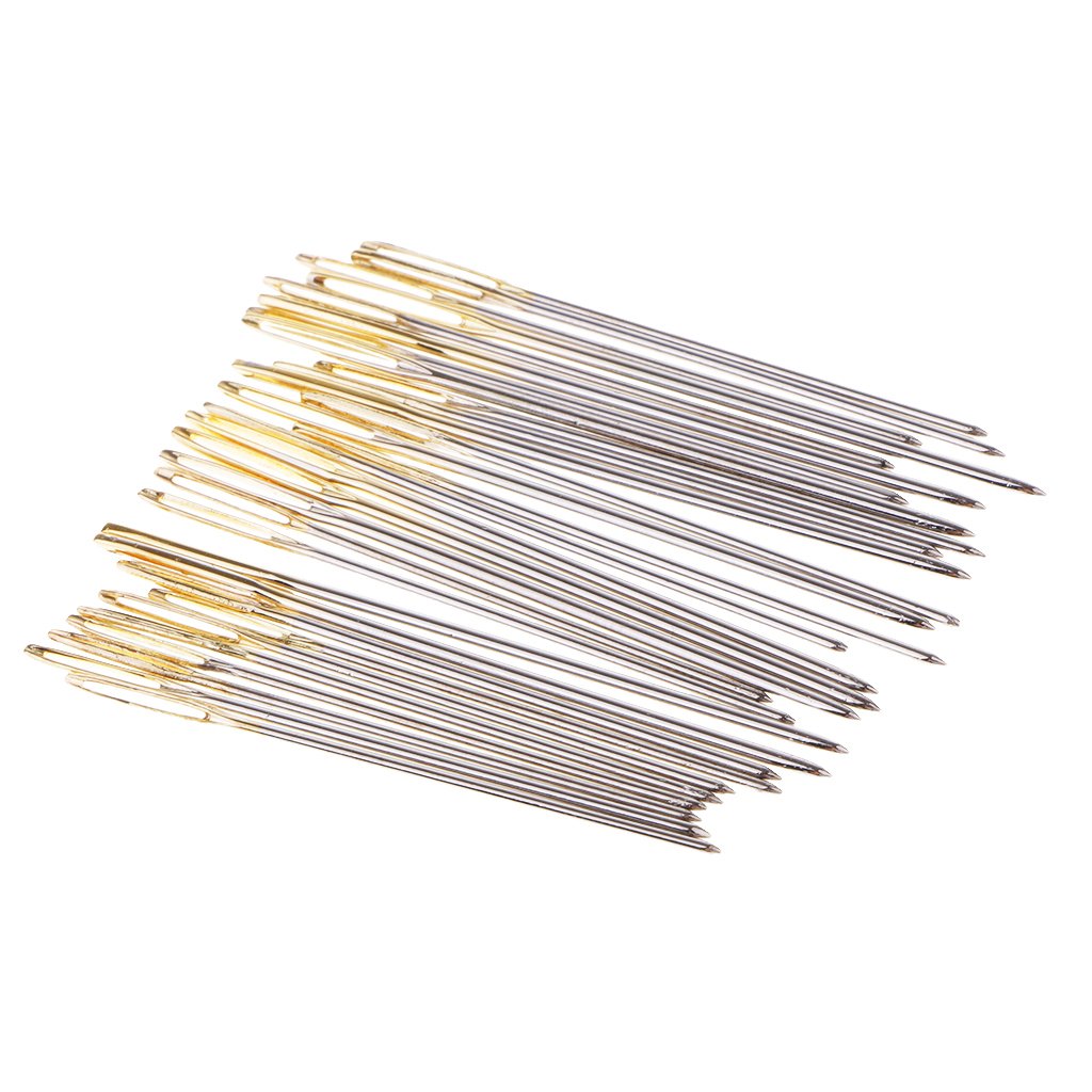 30 Pack Cross Stitch Needles Hand Embroidery Needle Large Eye Size 22 24 26