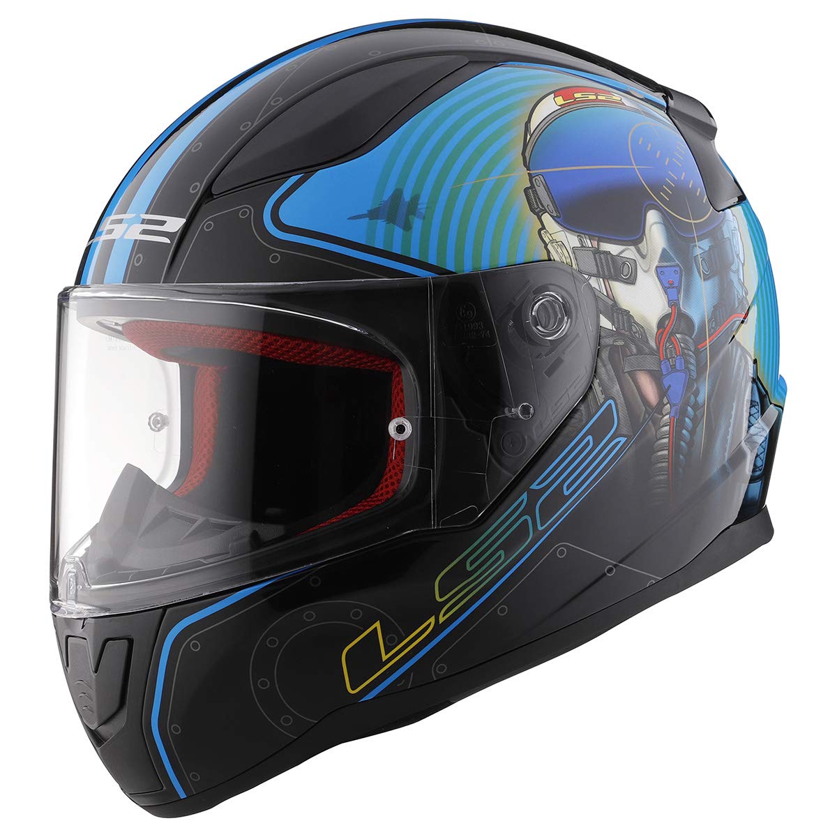 LS2 Helmets Full Face Rapid Street Helmet product thumbnail 2