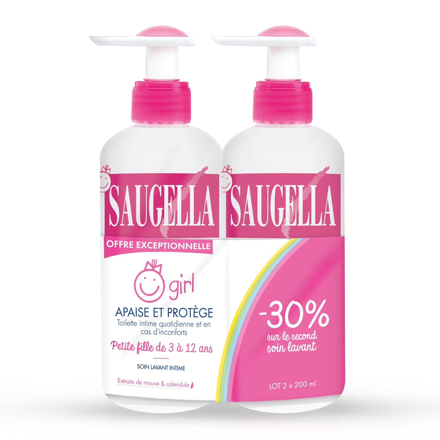 Saugella girl intime - 2x200ml